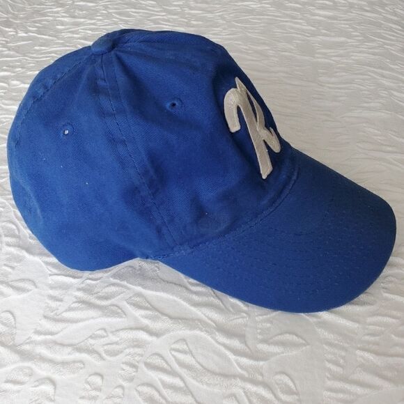 Otto Collection Mens Baseball Blue Cap. White Embroidered Logo. Adjustab… - Picture 4 of 7